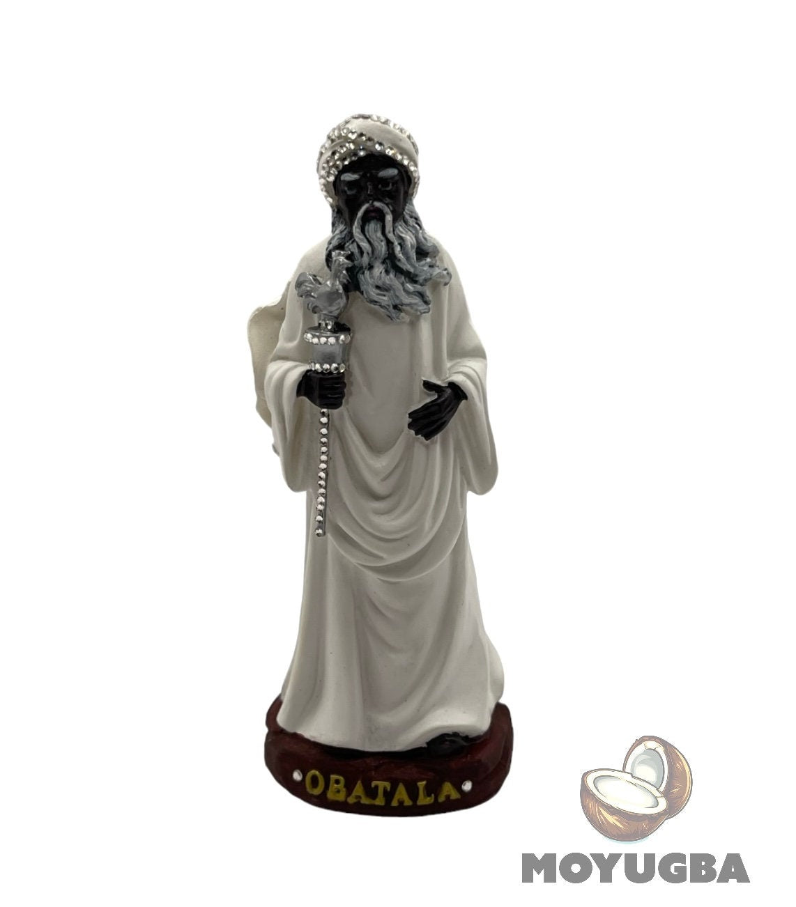 RHINESTONED -Small Orisha Statues for Home Altar Decor