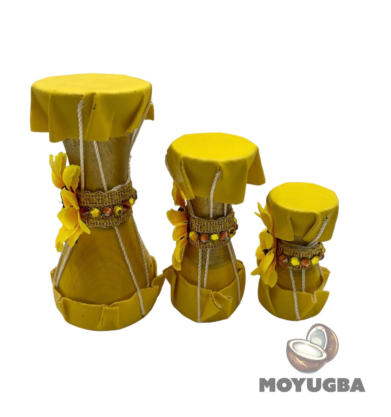 OSHUN Drum set of 3 - 3 tambores para Oshun