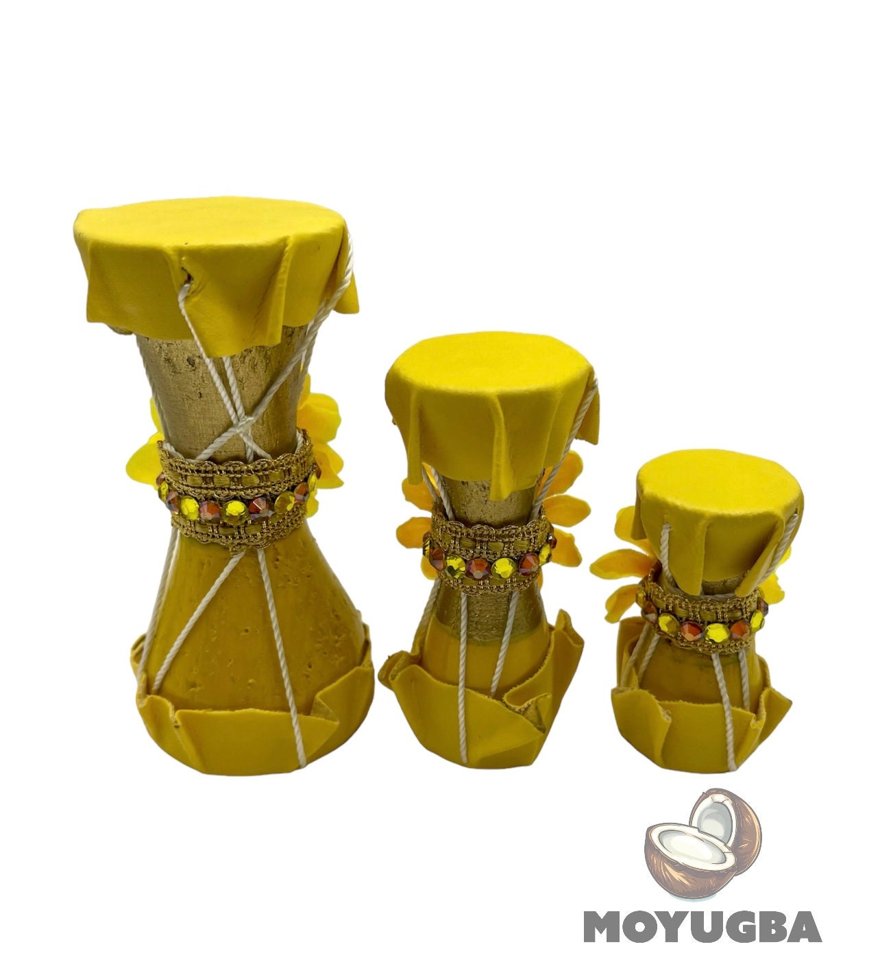 OSHUN Drum set of 3 - 3 tambores para Oshun