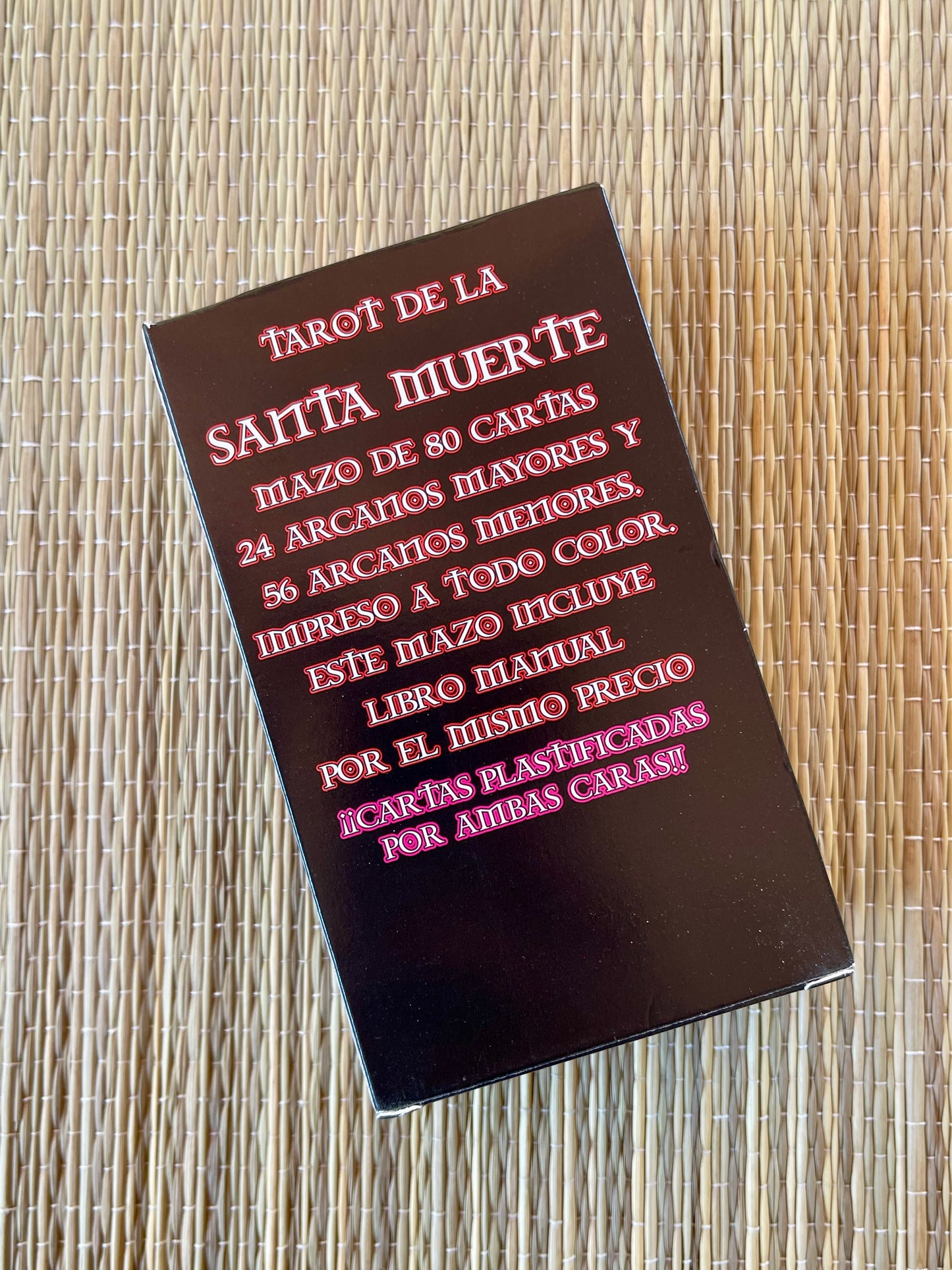 Spanish Edition Santa Muerte Tarot Cards - Divine Guidance Set