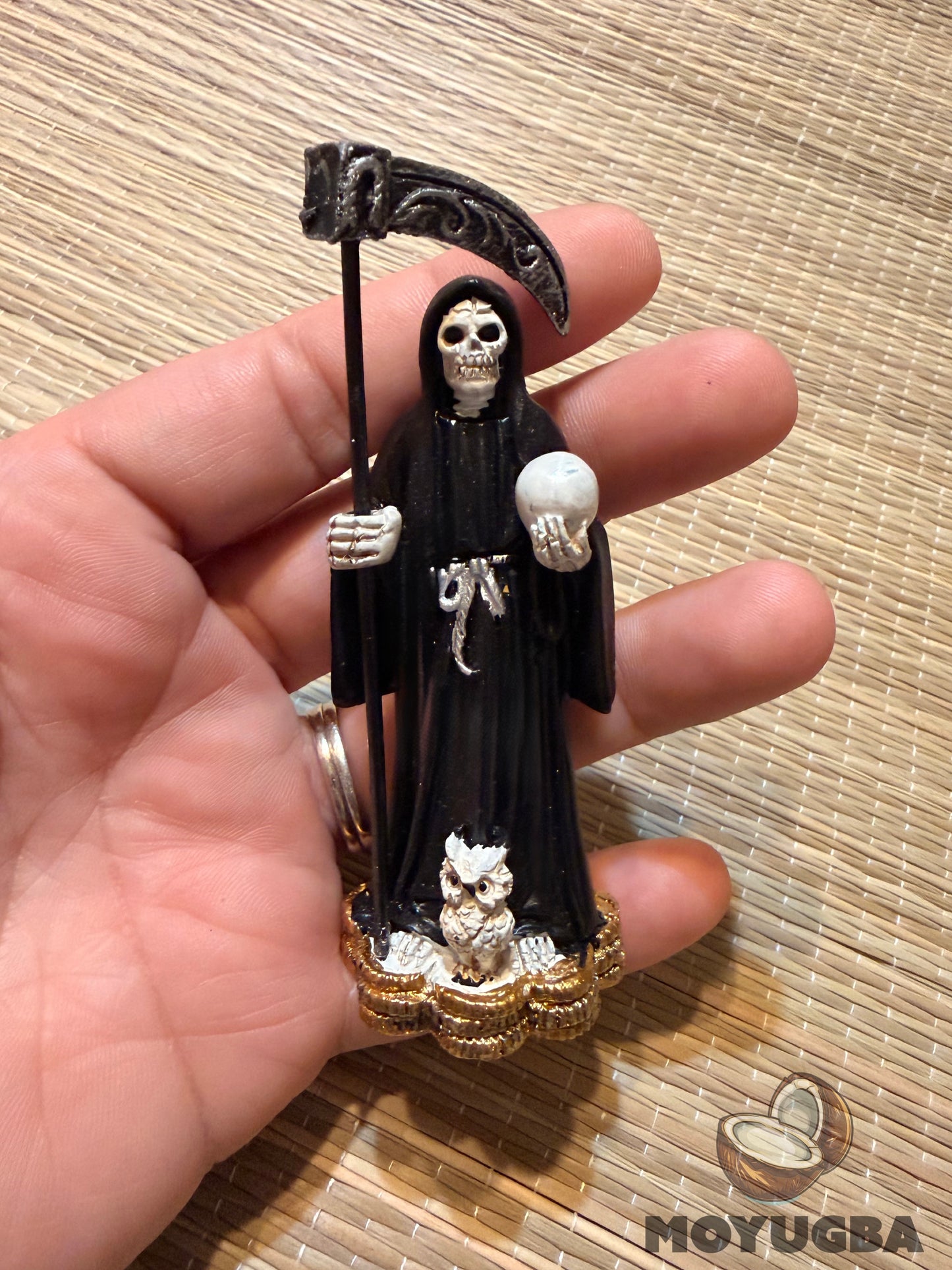 Mini Santa Muerte Money Statues - 3.5"