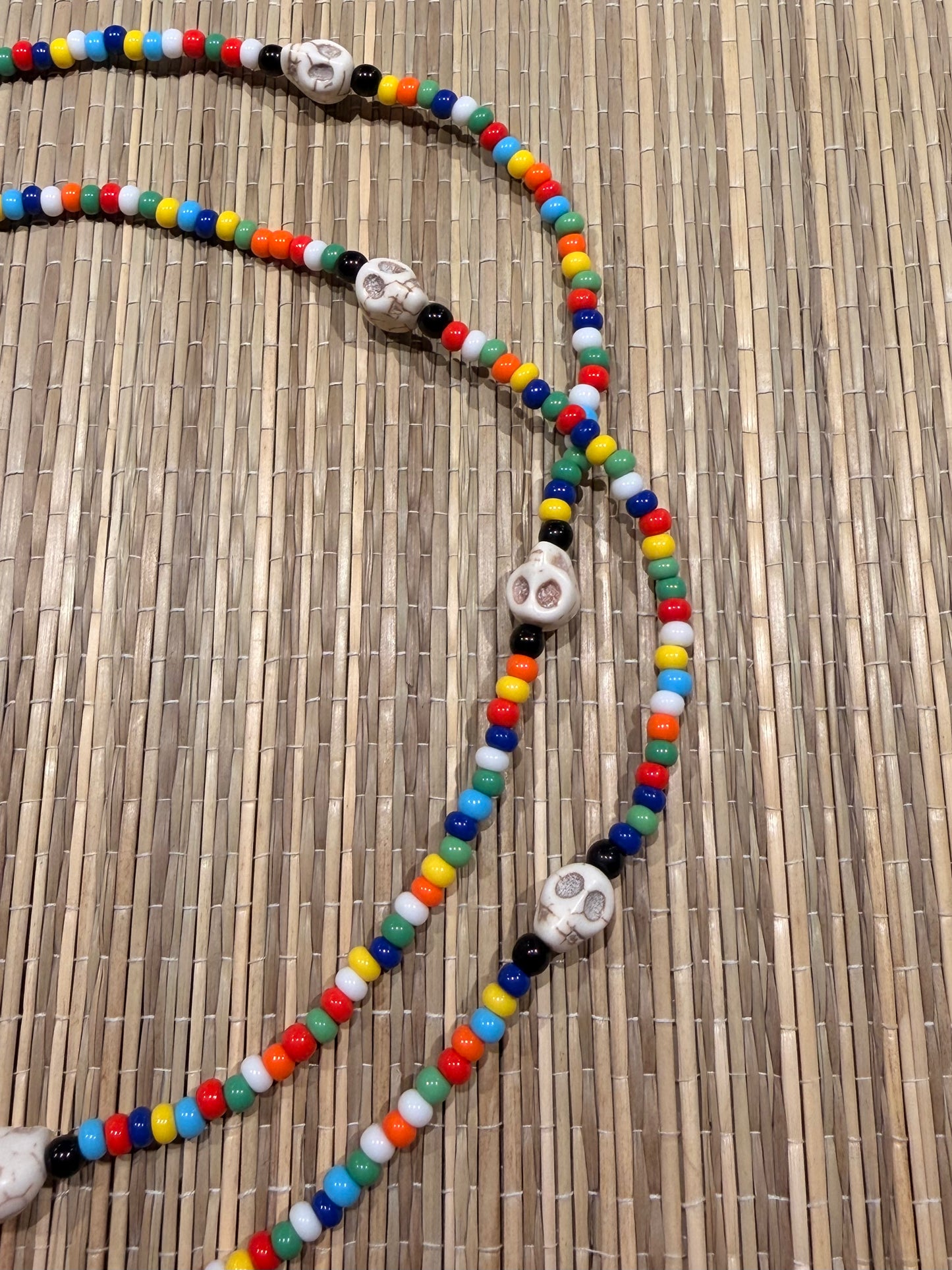OSAIN SKULL Santeria/Yoruba Necklace/Eleke/Collar
