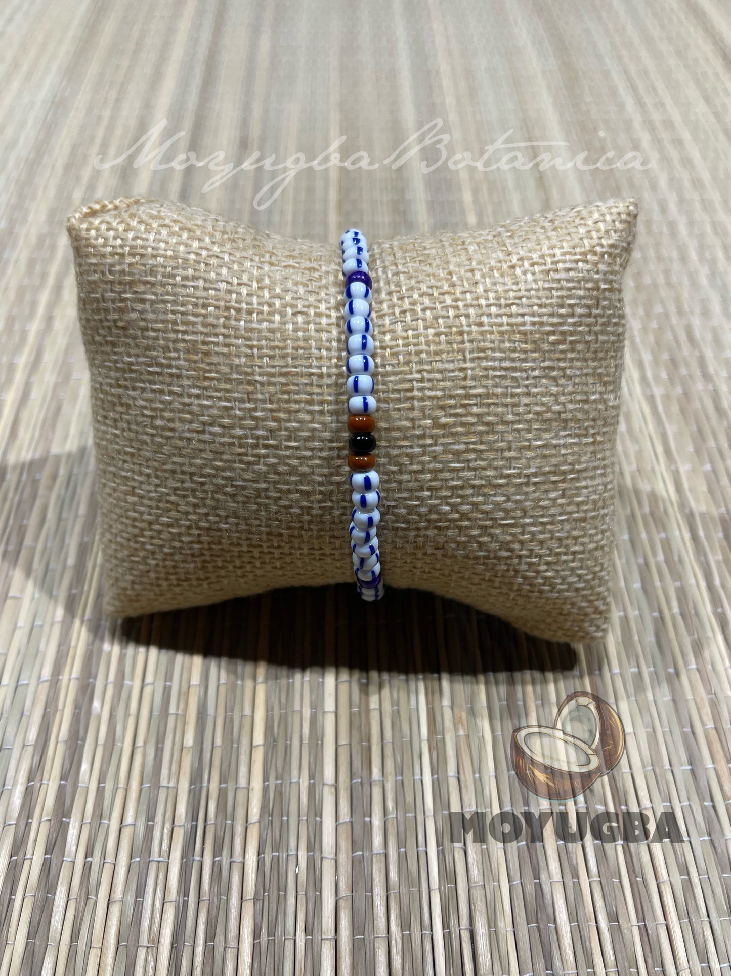 Handcrafted San Lárazo/Babalu Aye Stretch Bracelet | Santeria/Yoruba - 3 Styles