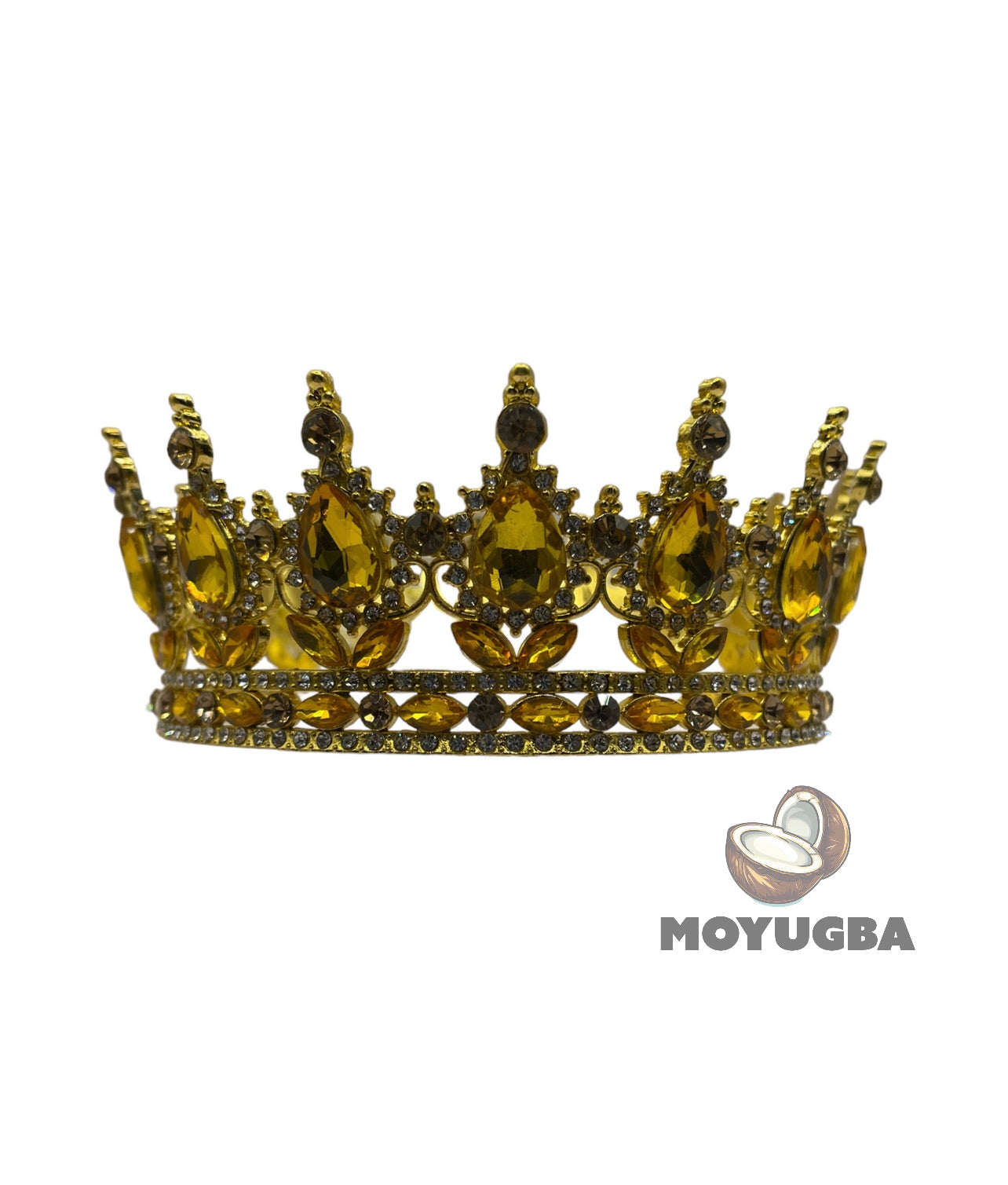 Orisha Crowns - Oshun, Yemaya, Oya, Obatala, and Shango - Metal with Gemstones