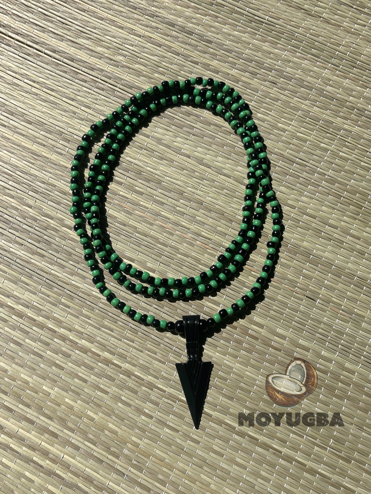 ORISHA OGGUN Warrior Necklace/Eleke/Collar - Symbolic Amulet for Strength