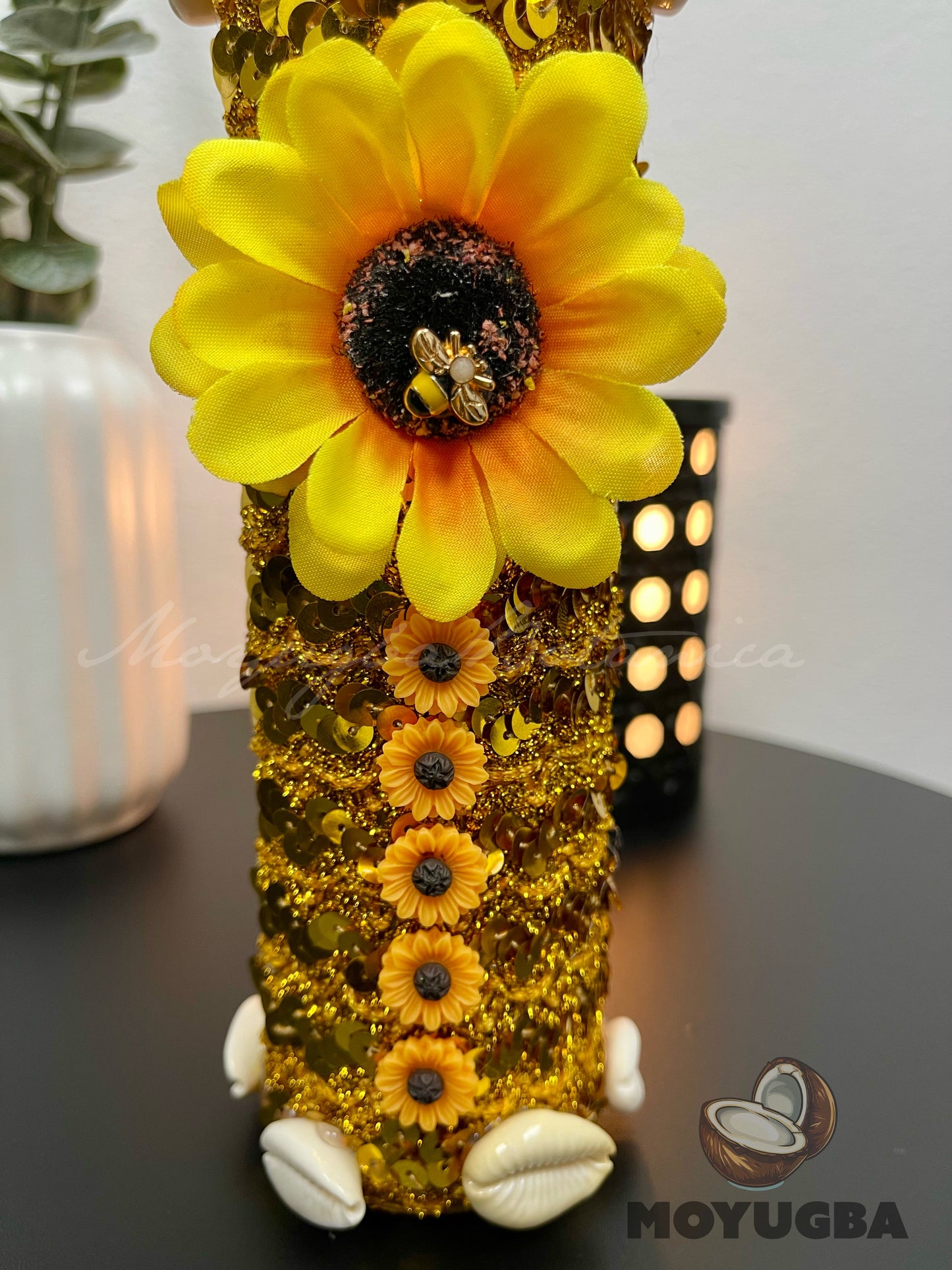 Oshun Sunflower Candle - Altar Decor Candle