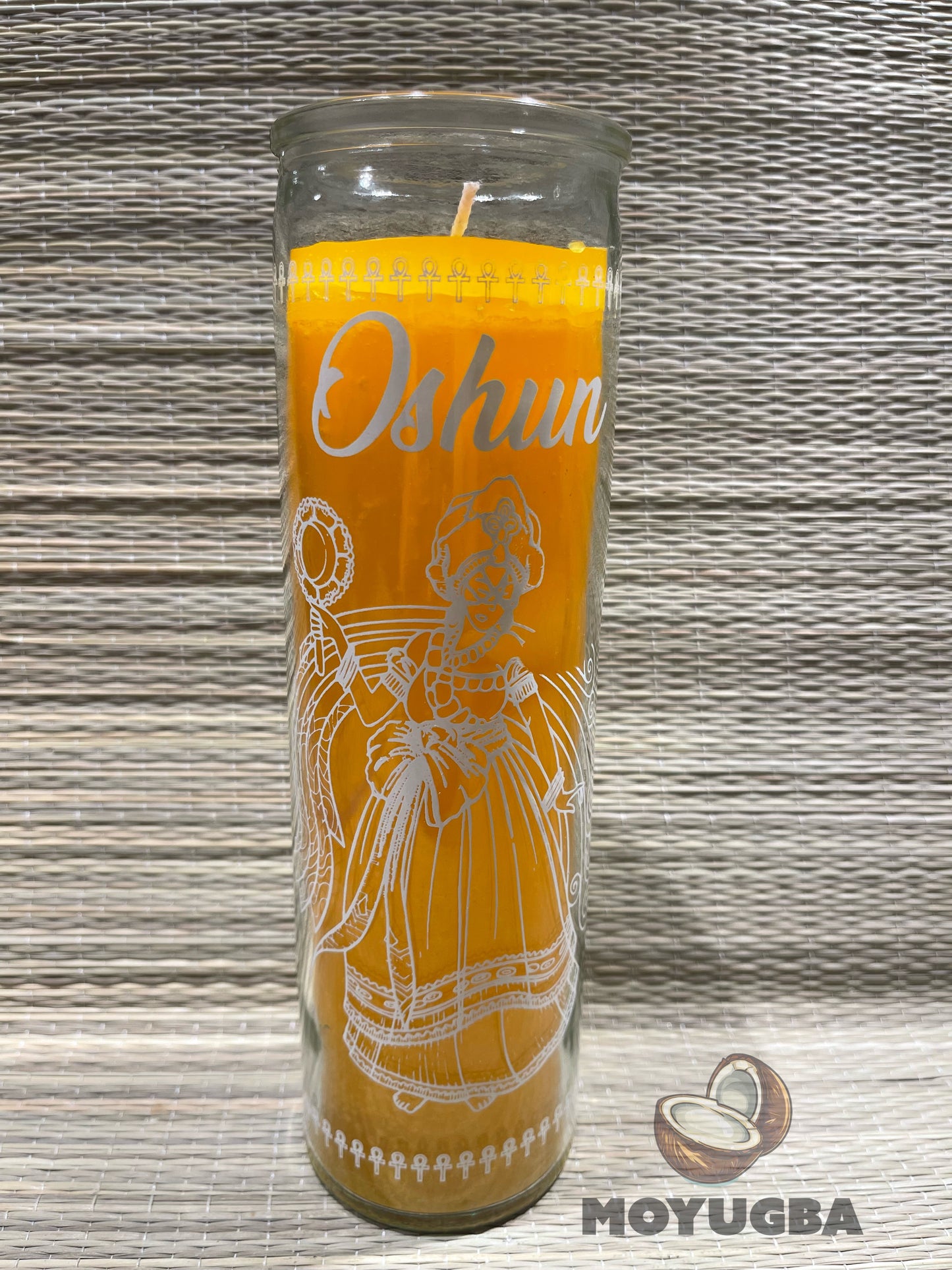 Vibrant Yellow Oshun Candle - Ritual Candle for Prosperity