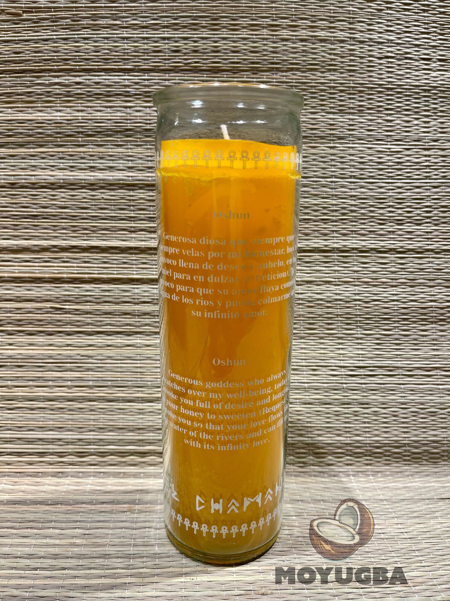 Vibrant Yellow Oshun Candle - Ritual Candle for Prosperity