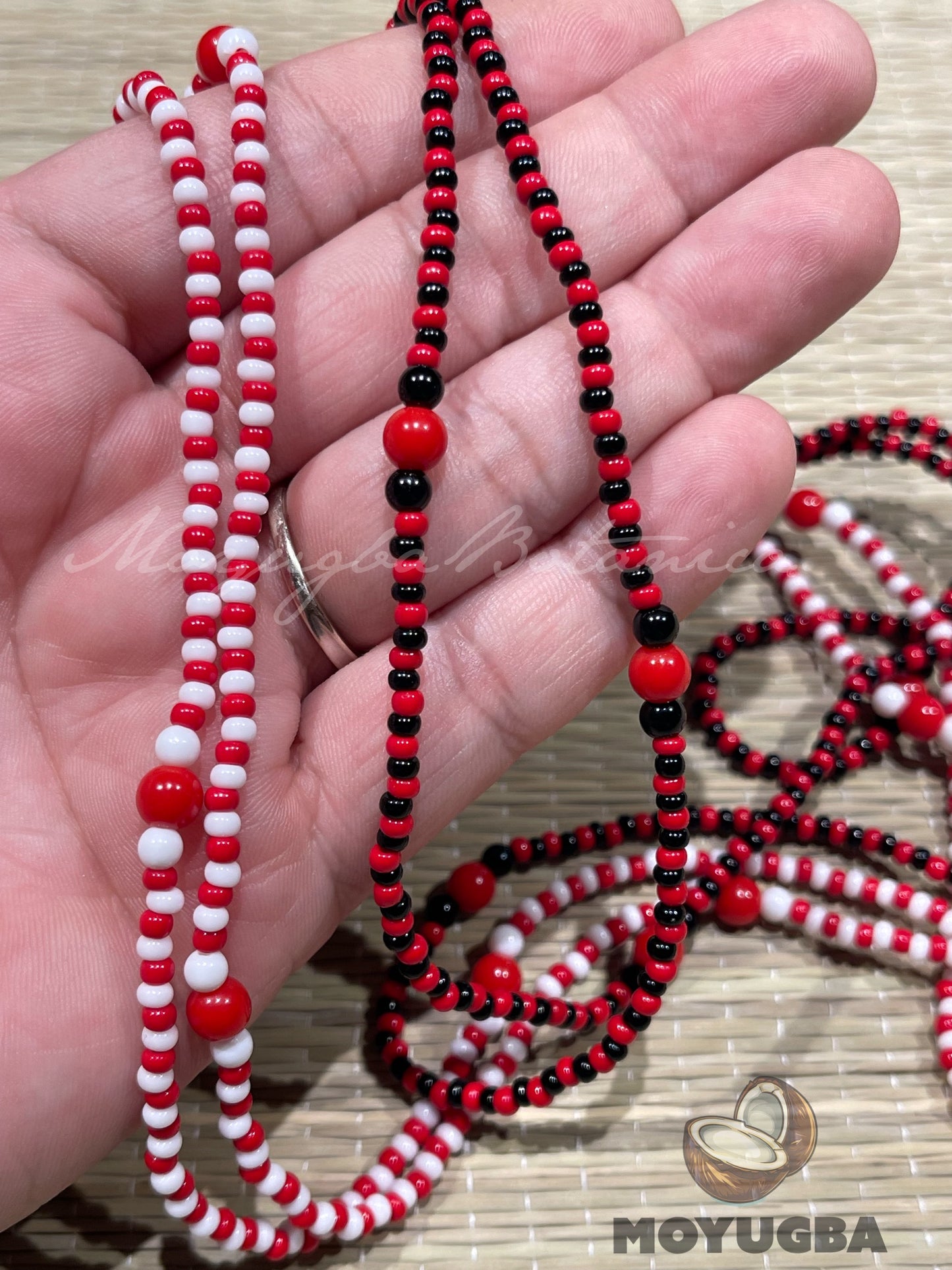 Eleggua - Shango - Collar/Eleke/Necklace - Small Size Beads