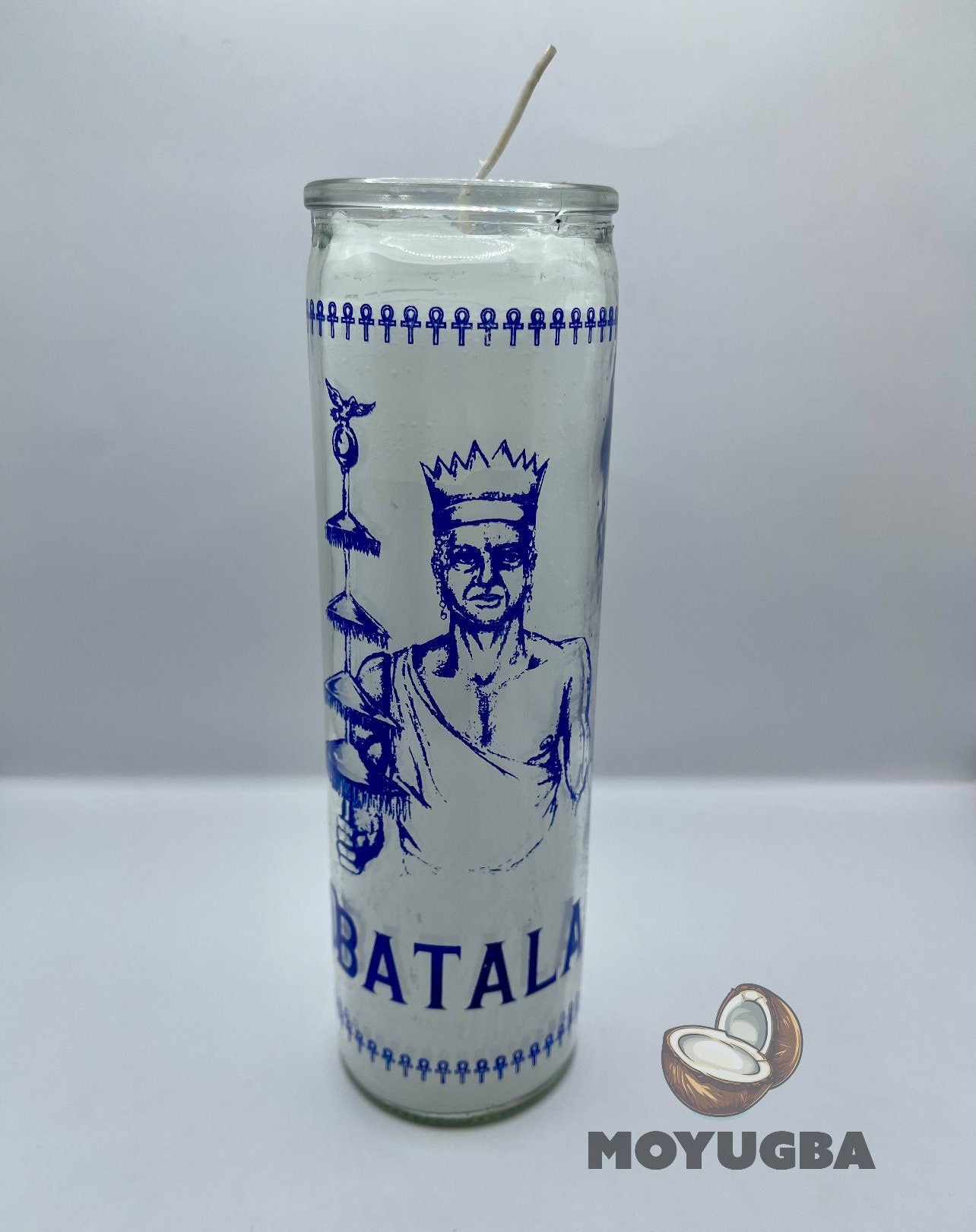 White Orisha Obatala Candle for Purification and Clarity - 7 day