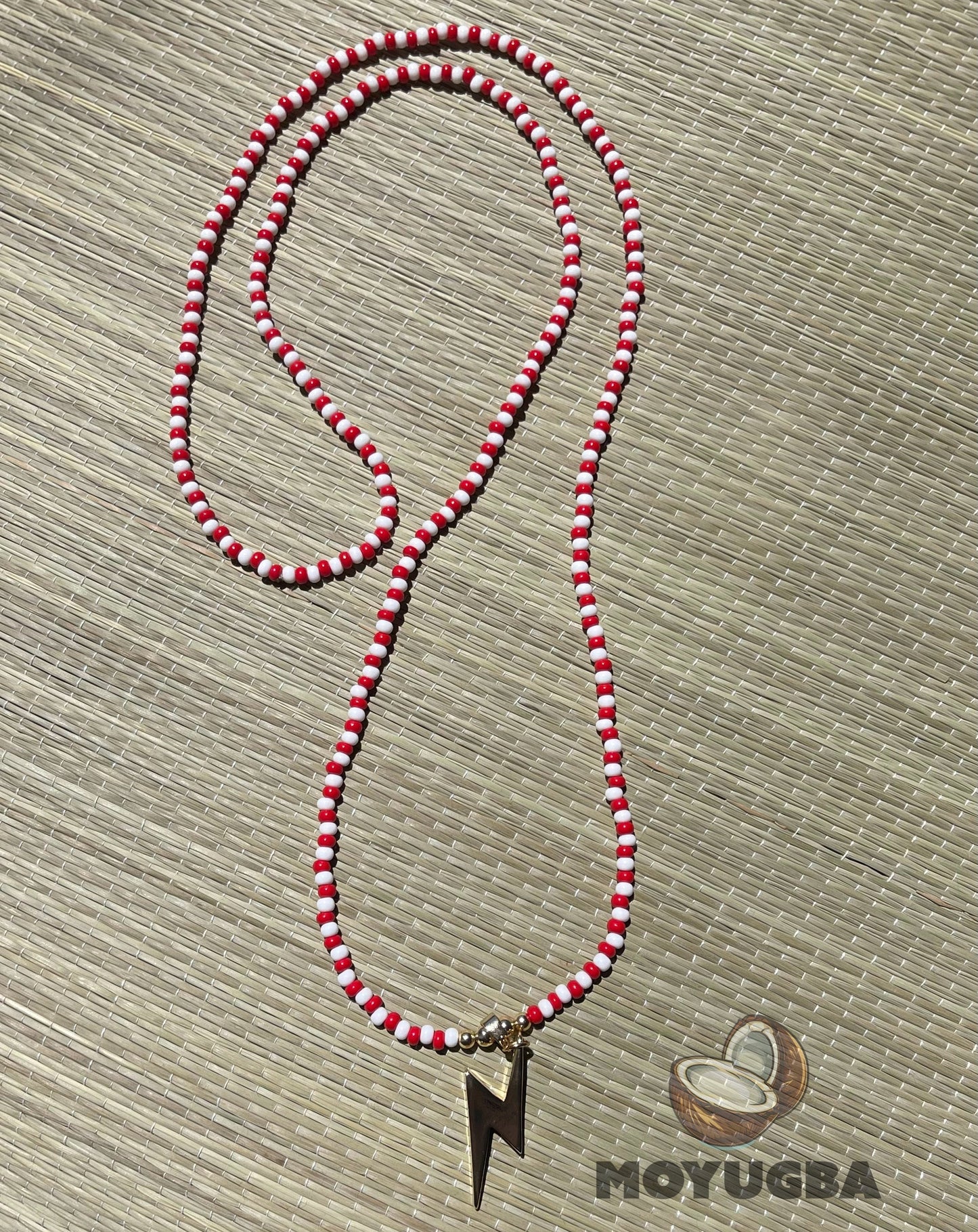 ORISHA SHANGO Pendant Necklace/Eleke/Collar - for Protection and Strength