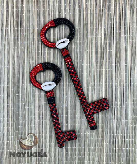 ELEGGUA Rhinestoned Iron Keys - 2 sizes