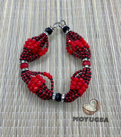 ORISHA ILDE - Santeria Bead Mazo Bracelet - 8" inch
