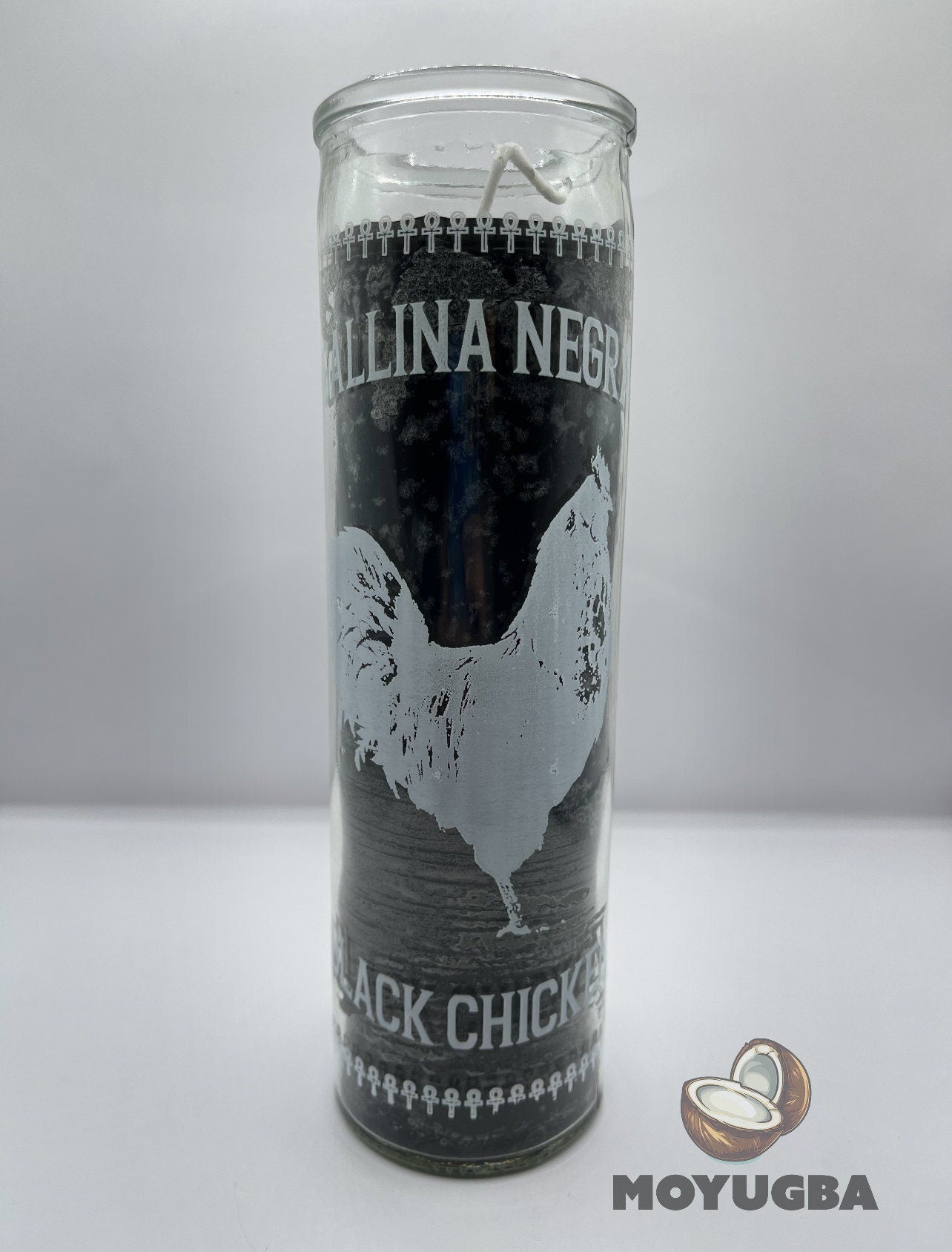 BLACK Chicken/ GALLINA Negra Ritual Candle