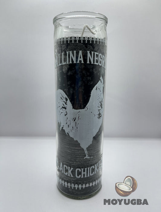 BLACK Chicken/ GALLINA Negra Ritual Candle