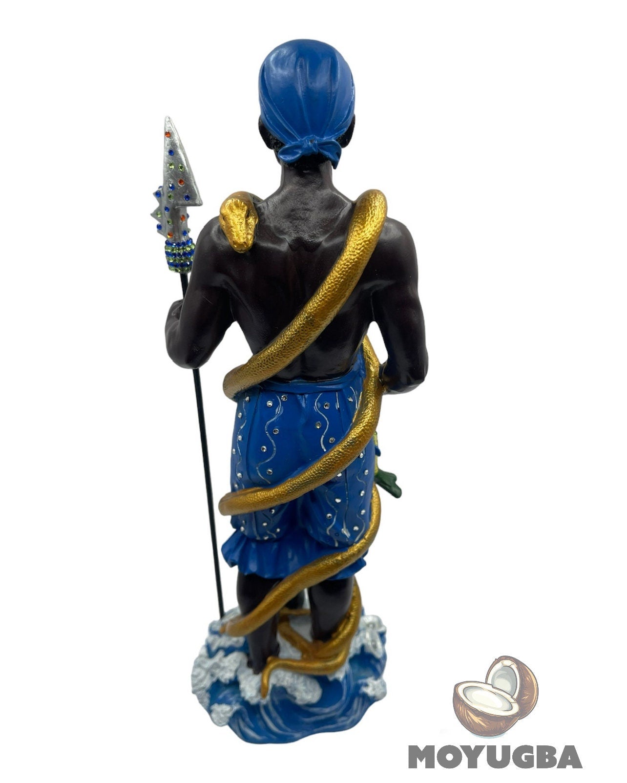 Orisha Inle/Erinle Figurine for Altar or Sacred Space - Santeria/Yoruba