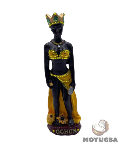 RHINESTONED -Small Orisha Statues for Home Altar Decor