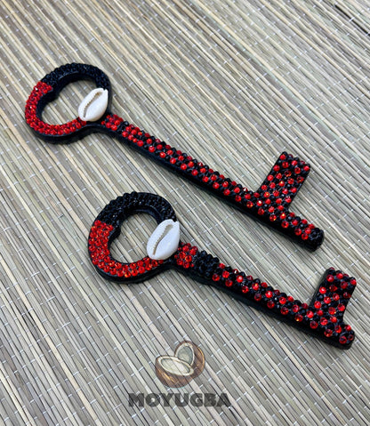 ELEGGUA Rhinestoned Iron Keys - 2 sizes