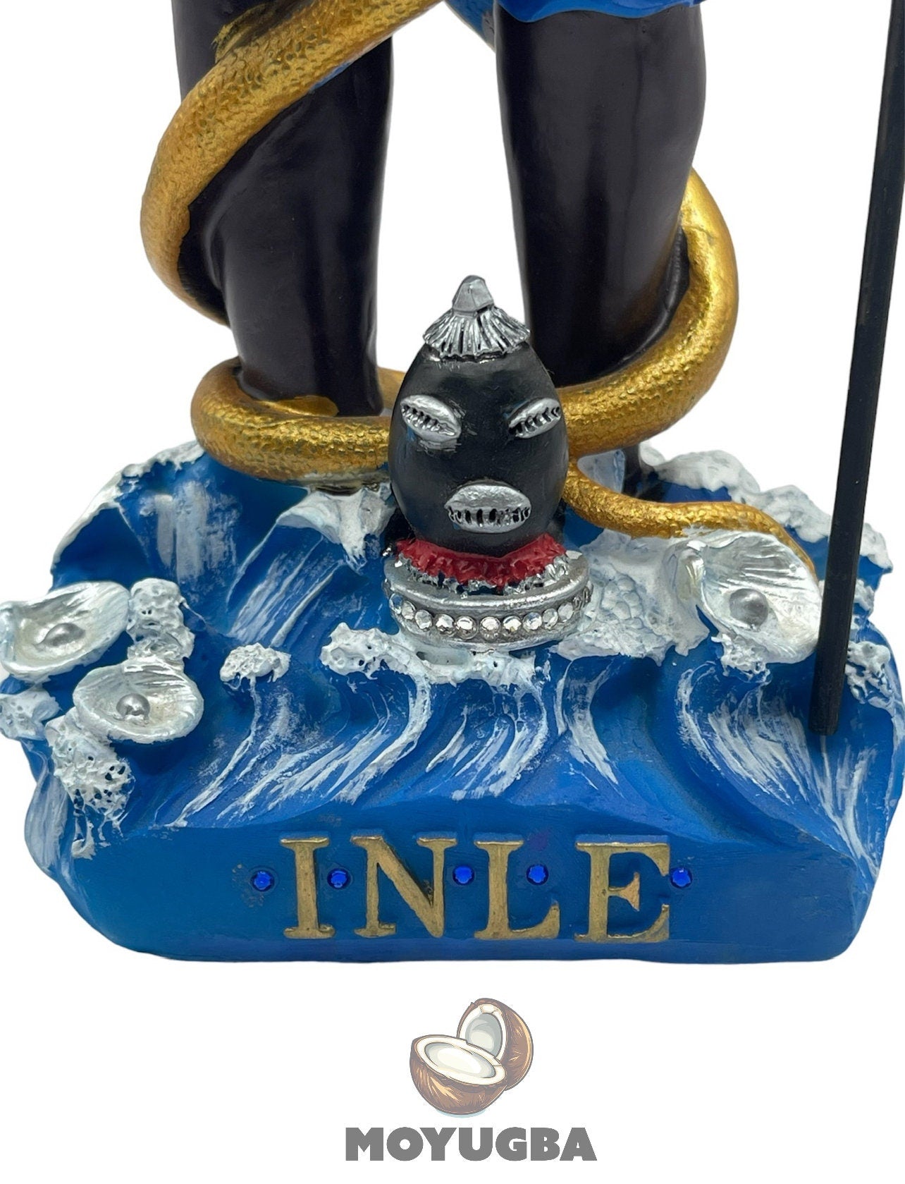 Orisha Inle/Erinle Figurine for Altar or Sacred Space - Santeria/Yoruba