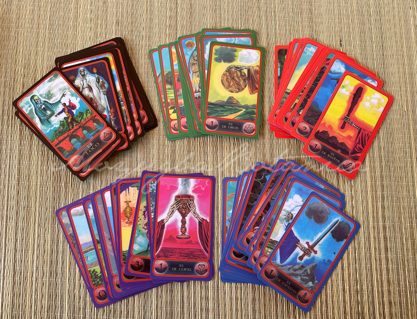 Spanish Edition Santa Muerte Tarot Cards - Divine Guidance Set