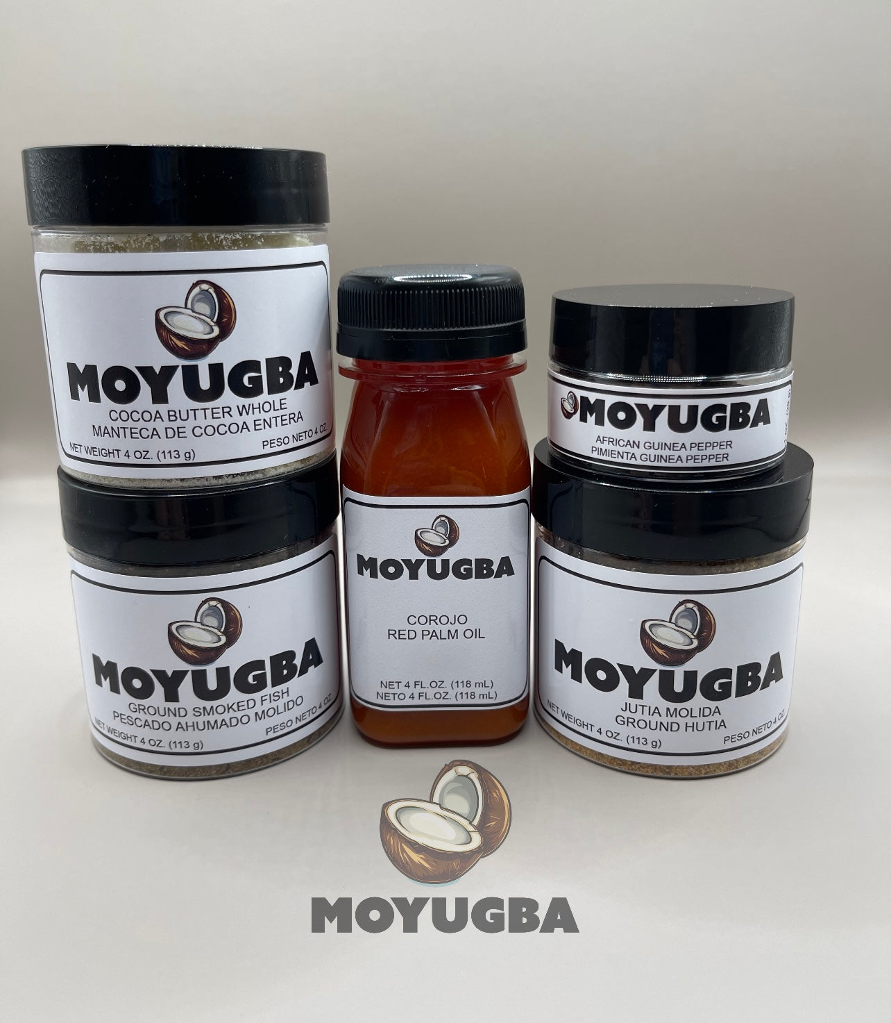 OFFERING KIT: Jutia, Pescado, Cacao, Pimienta de Guinea, Corojo. - Santeria/Yoruba