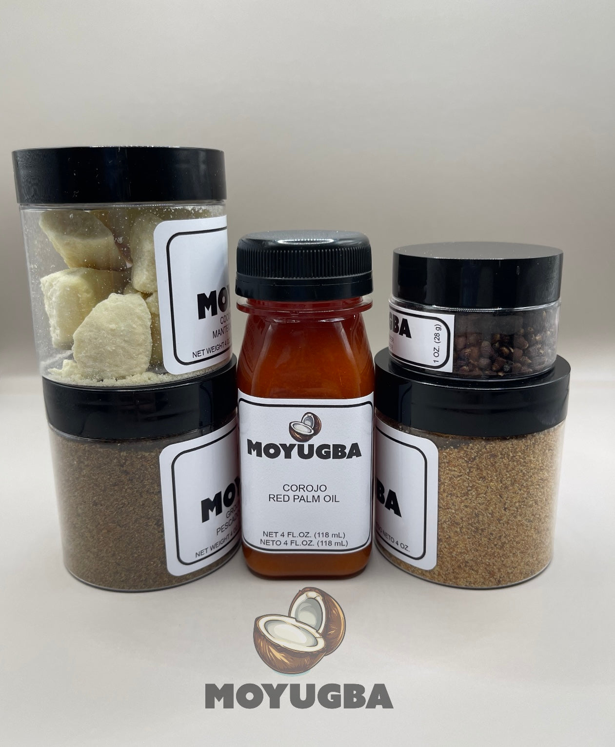 OFFERING KIT: Jutia, Pescado, Cacao, Pimienta de Guinea, Corojo. - Santeria/Yoruba
