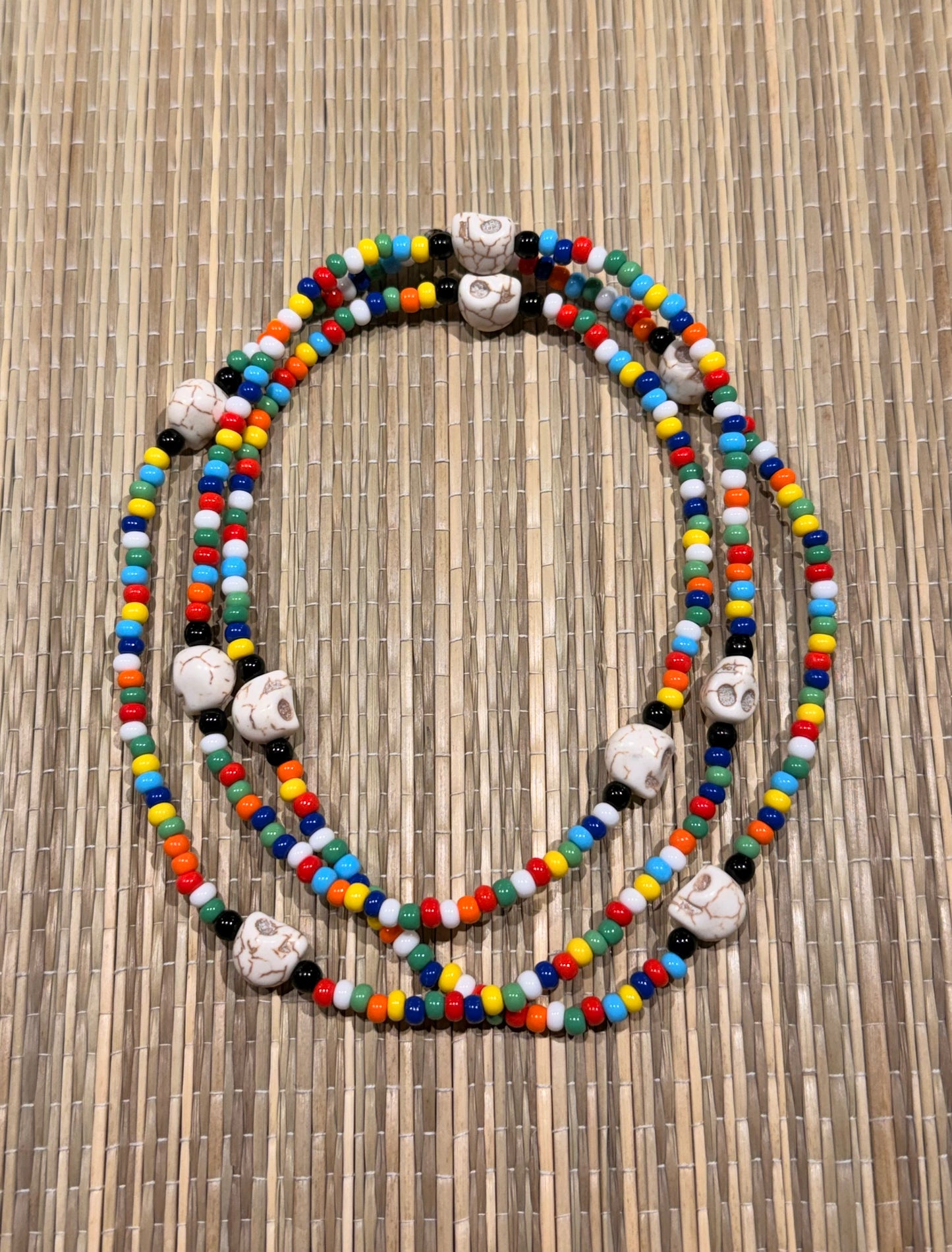 OSAIN SKULL Santeria/Yoruba Necklace/Eleke/Collar