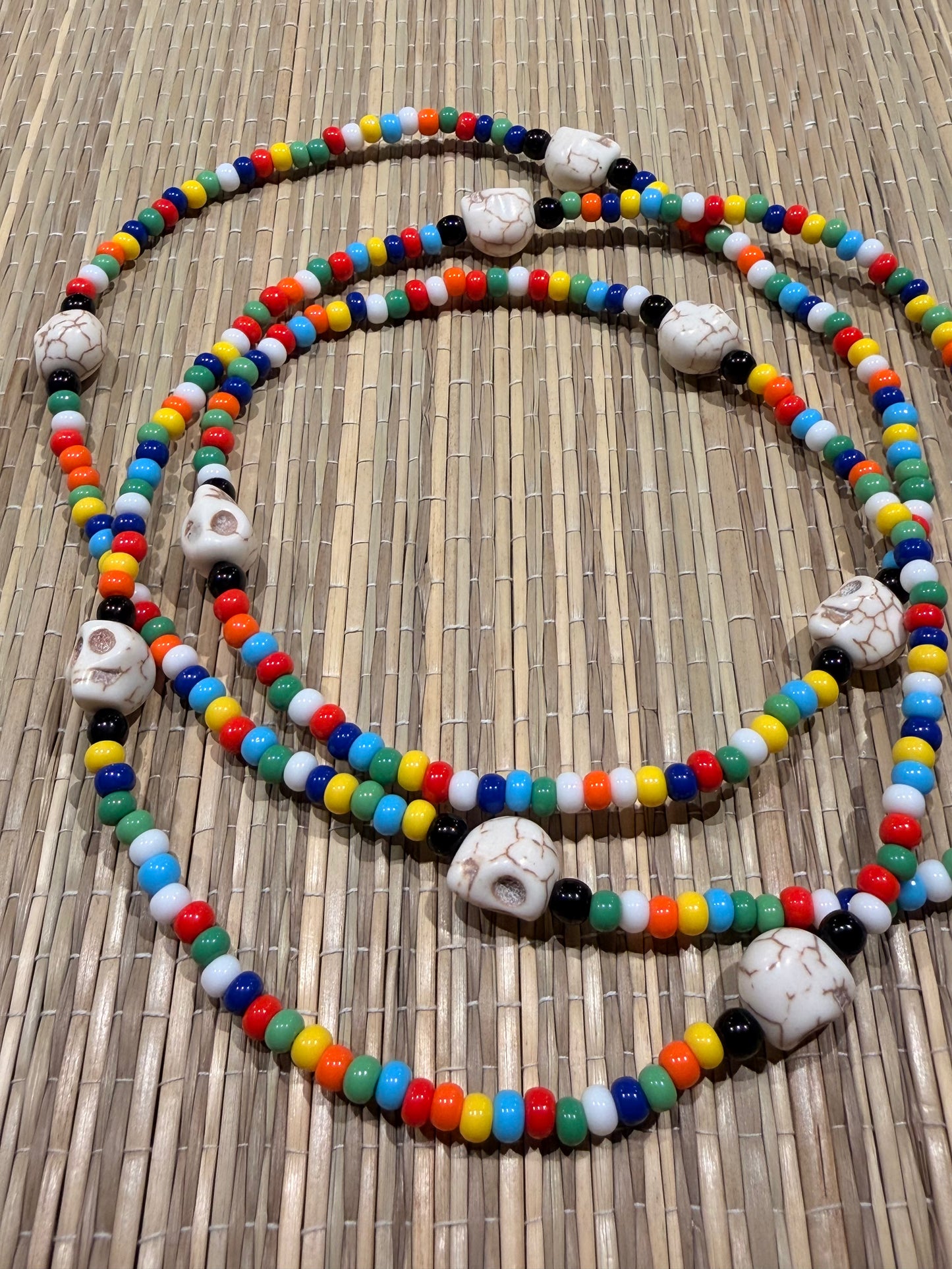 OSAIN SKULL Santeria/Yoruba Necklace/Eleke/Collar