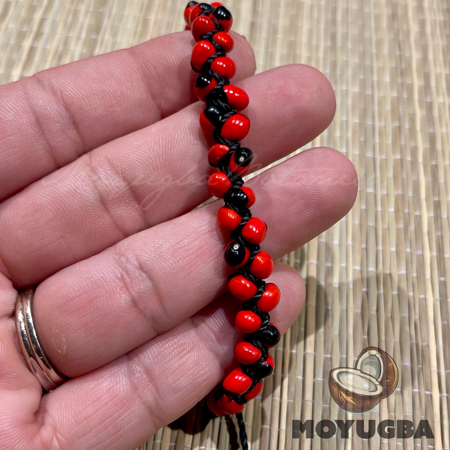 Peony Seed Adjustable Protection Bracelet