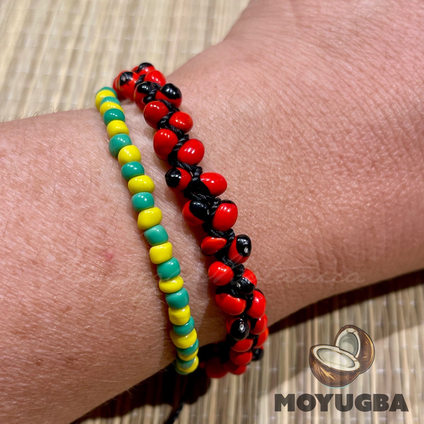 Peony Seed Adjustable Protection Bracelet