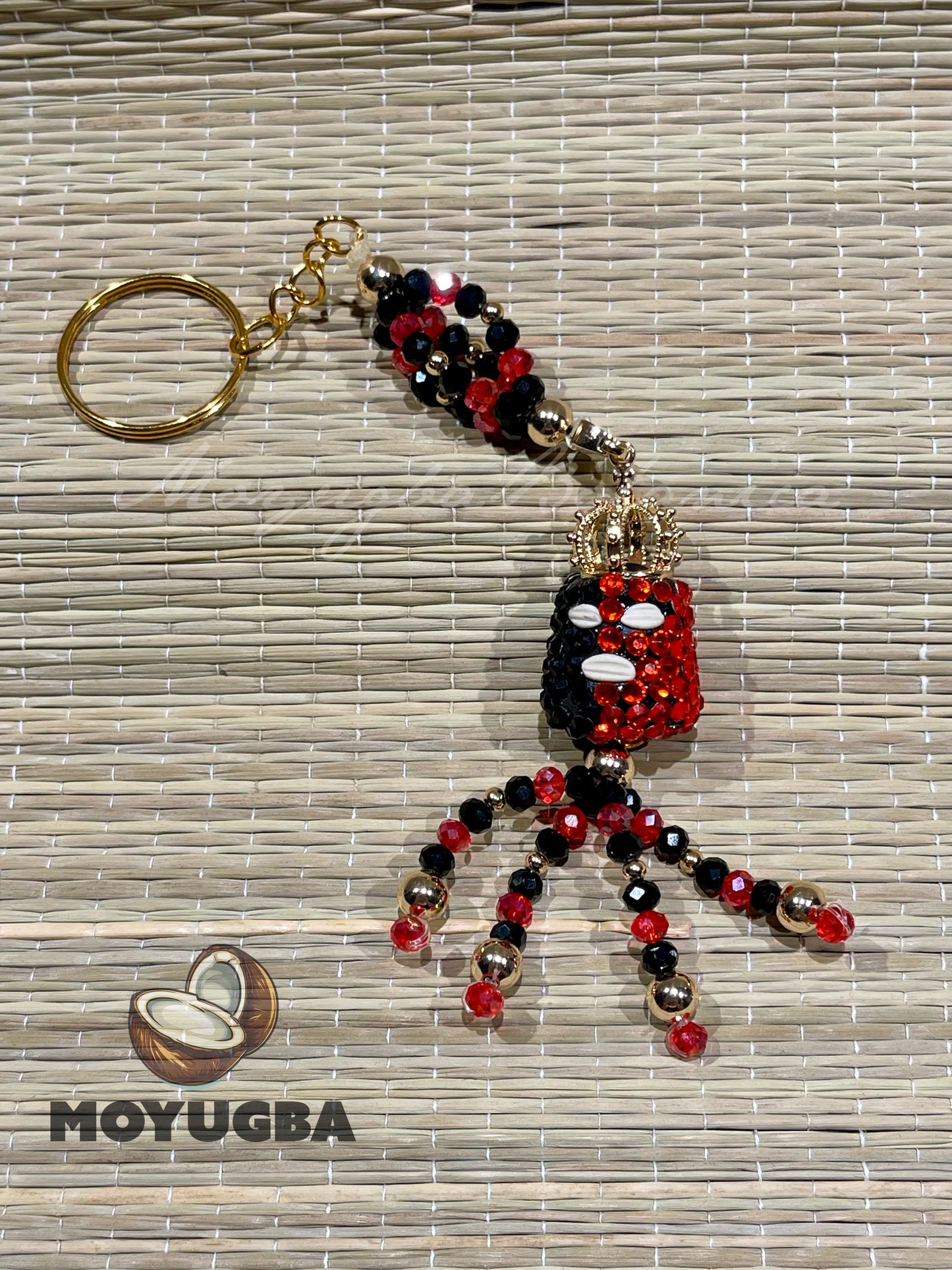 ELEGGUA Rhinestoned Keychain - Santeria/Yoruba