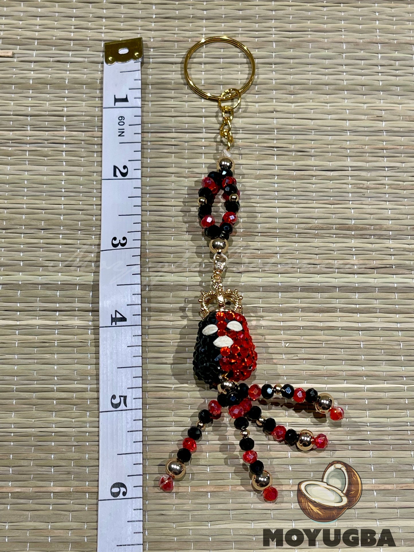 ELEGGUA Rhinestoned Keychain - Santeria/Yoruba