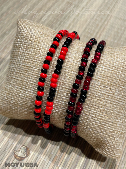 Handcrafted Eleggua Stretch Bracelet | Santeria/Yoruba - 4 Styles