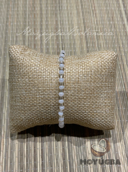 Handcrafted Obatala Stretch Bracelet | Santeria/Yoruba - 3 Styles