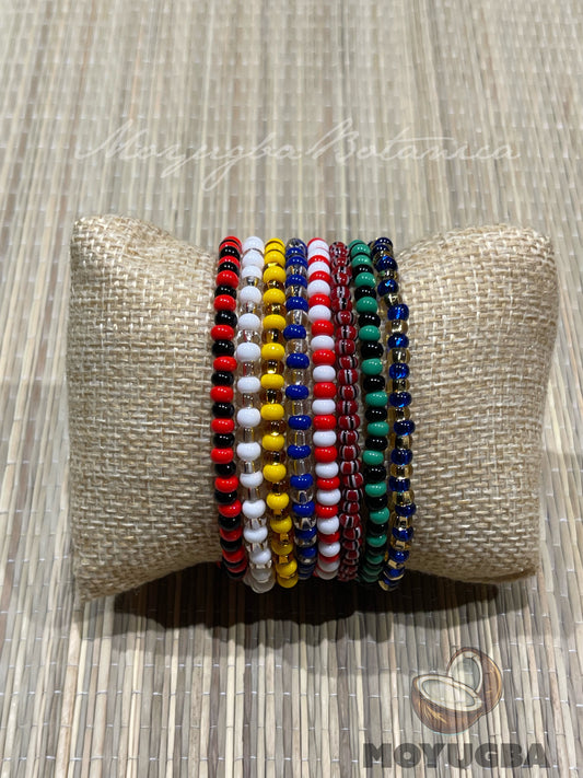 Handcrafted Orisha Stretch Bracelet | Santeria/Yoruba - Traditional Styles
