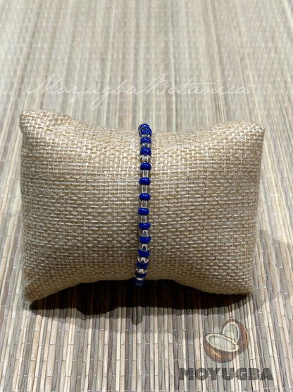 Handcrafted Yemaya Stretch Bracelet | Santeria/Yoruba - 2 Styles