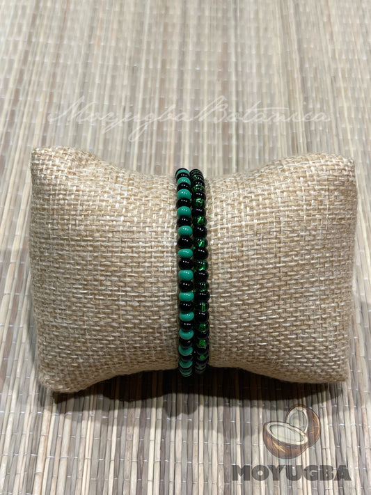 Handcrafted Oggun Stretch Bracelet | Santeria/Yoruba - 2 Styles