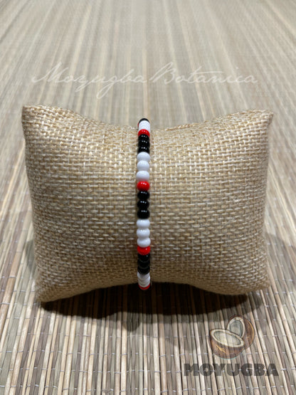 Handcrafted Eleggua Stretch Bracelet | Santeria/Yoruba - 3 Styles