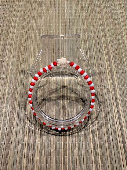 Handcrafted Orisha Shango Turtle Stretch Bracelet - Santeria/Yoruba