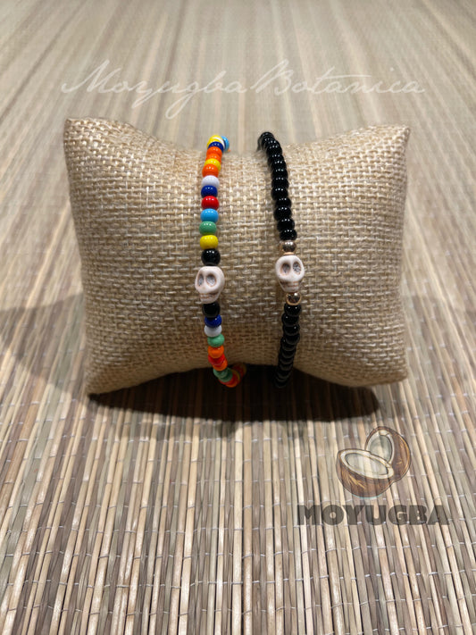 Handcrafted Orun/Ozain Stretch Bracelet | Santeria/Yoruba
