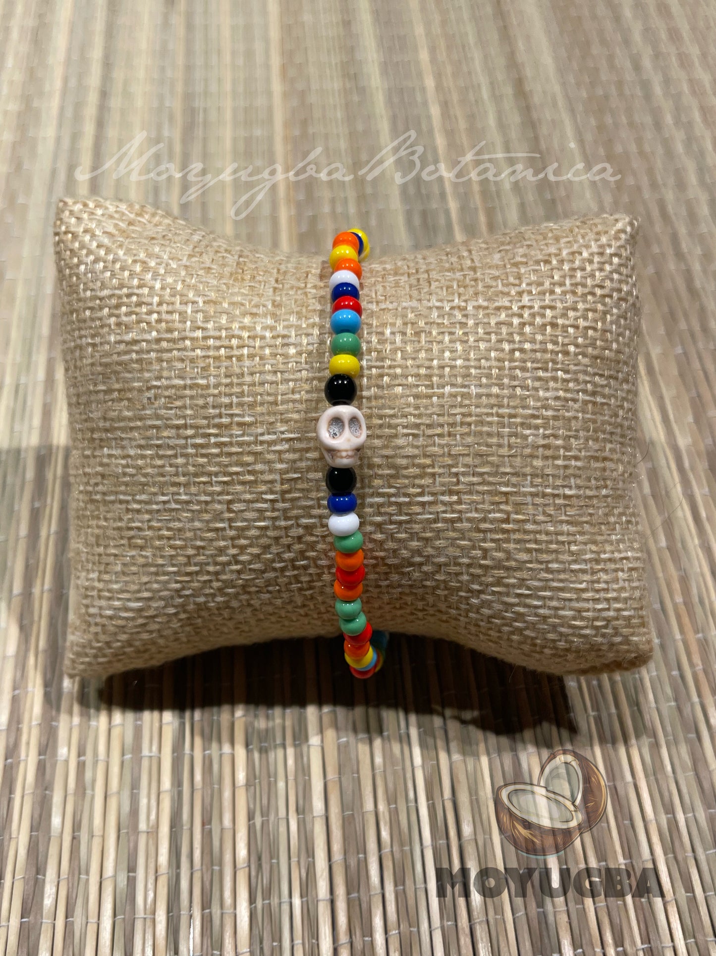 Handcrafted Orun/Ozain Stretch Bracelet | Santeria/Yoruba