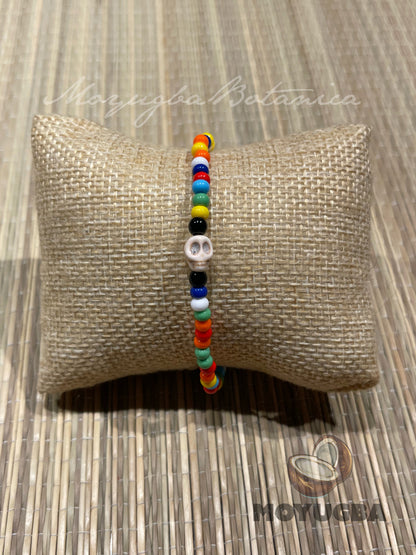 Handcrafted Orun/Ozain Stretch Bracelet | Santeria/Yoruba