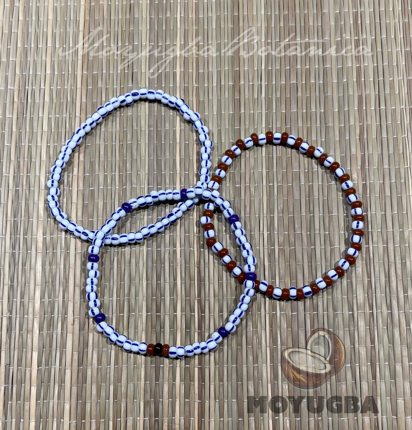 Handcrafted San Lárazo/Babalu Aye Stretch Bracelet | Santeria/Yoruba - 3 Styles