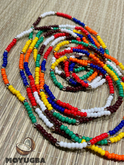 7 African Powers Eleke Necklace - Empower Your Spirit - 7 Potencias Africanos Eleke