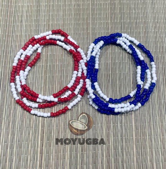 SANTERIA/YORUBA - Yemaya/Shango Necklaces/Elekes/Collares
