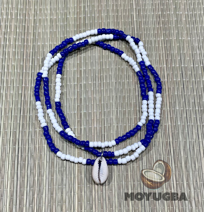 SANTERIA/YORUBA - Yemaya/Shango Necklaces/Elekes/Collares
