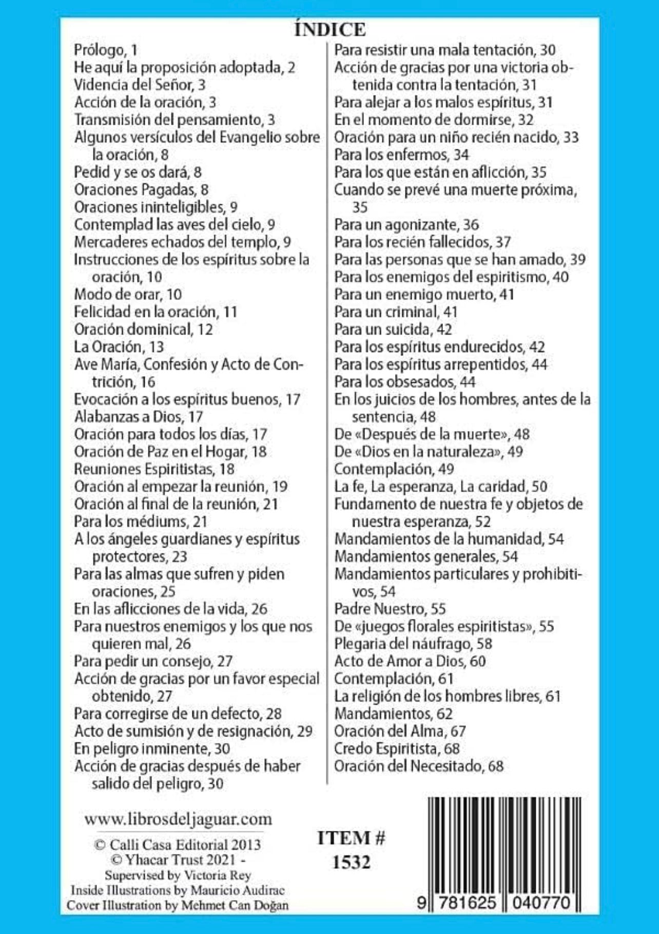 Nuevo Devocionario Espiritista: Colección de Oraciones Escogidas