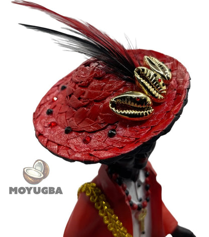 RHINESTONED - Eleggua Statue - Powerful Santeria Deity Altar Decor