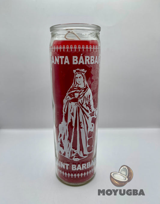 Santa Barbara Devotional Candle for Blessings and Strength - 7 day