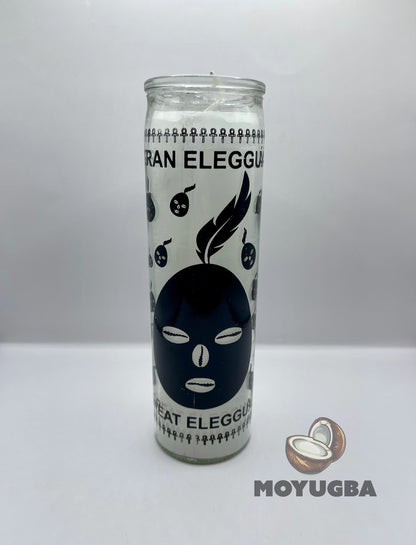 Eleggua Altar Candle for Spiritual Cleansing and Blessings - 7 day